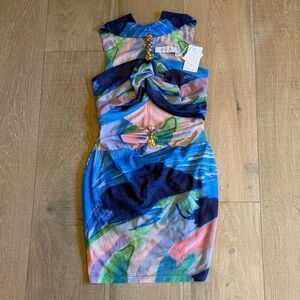 Colorful Abstract Mini Dress